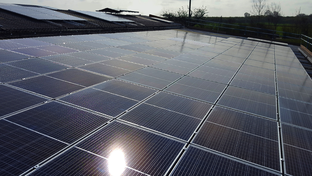 Solar panels at JSC Rotational